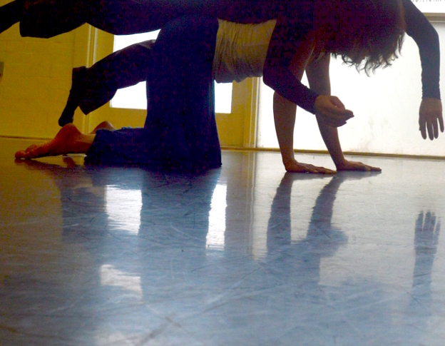 Dancing contact Improvisation at Oxford Contact Dance